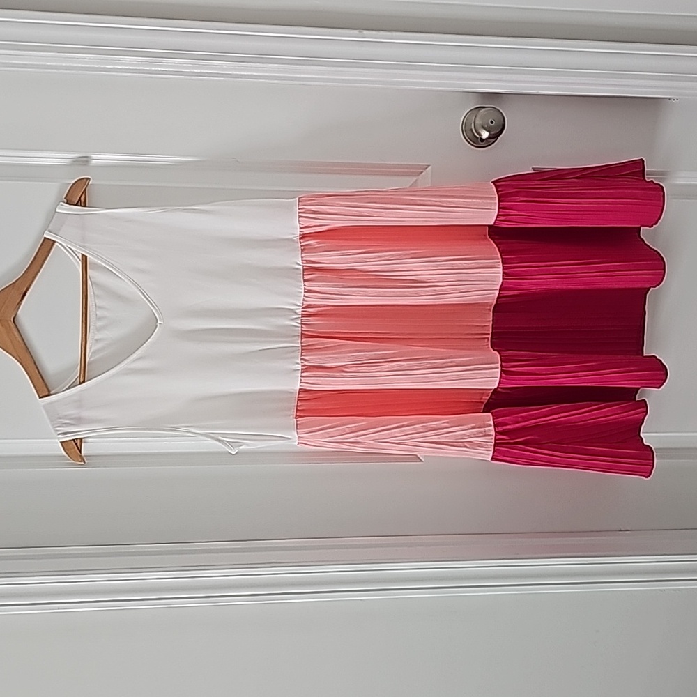 Pink Sleeveless Dress, Size 2XL (16)